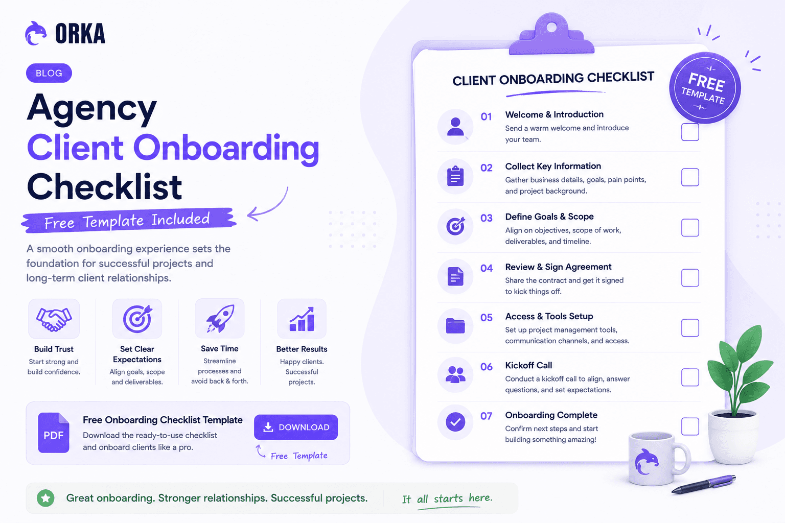 Agency Client Onboarding Checklist (Free Template Included)
